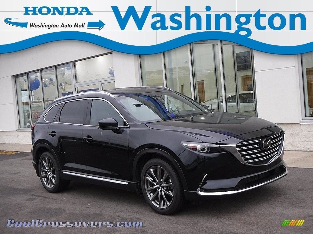 Jet Black Mica / Black Mazda CX-9 Grand Touring AWD