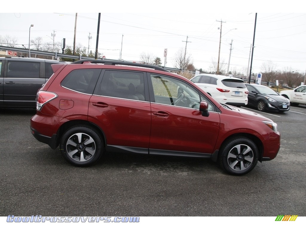 2017 Forester 2.5i Limited - Venetian Red Pearl / Gray photo #4