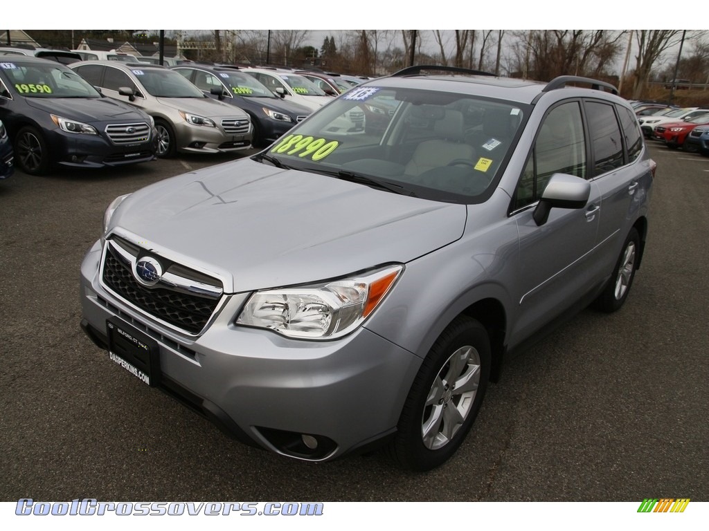 2016 Forester 2.5i Limited - Ice Silver Metallic / Gray photo #1