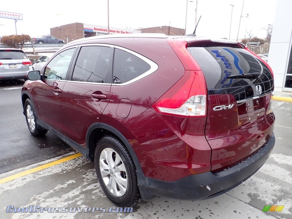 2012 CR-V EX-L 4WD - Basque Red Pearl II / Beige photo #3