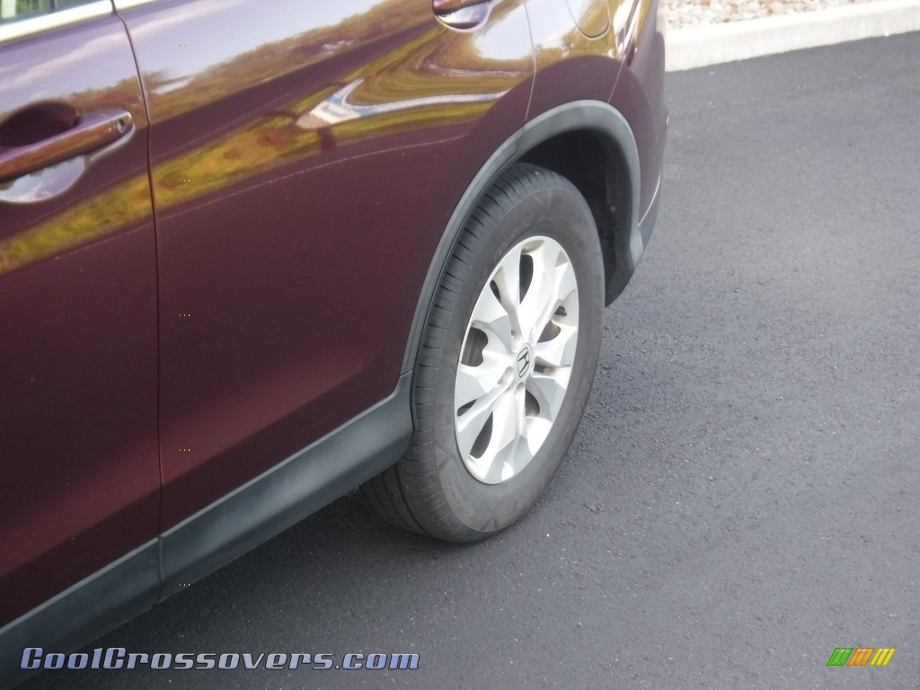2014 CR-V EX - Basque Red Pearl II / Gray photo #3