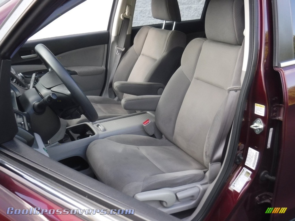 2014 CR-V EX - Basque Red Pearl II / Gray photo #15