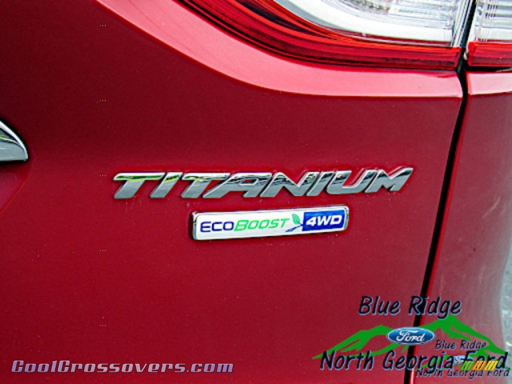 2015 Escape Titanium 4WD - Ruby Red Metallic / Medium Light Stone photo #37