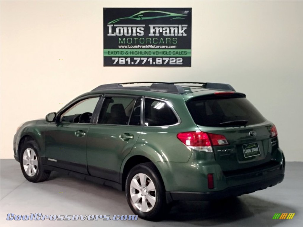 2010 Outback 2.5i Limited Wagon - Cypress Green Pearl / Warm Ivory photo #20