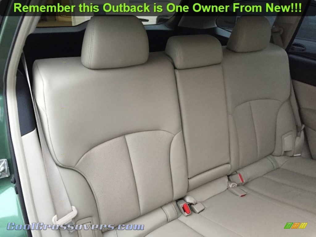 2010 Outback 2.5i Limited Wagon - Cypress Green Pearl / Warm Ivory photo #58