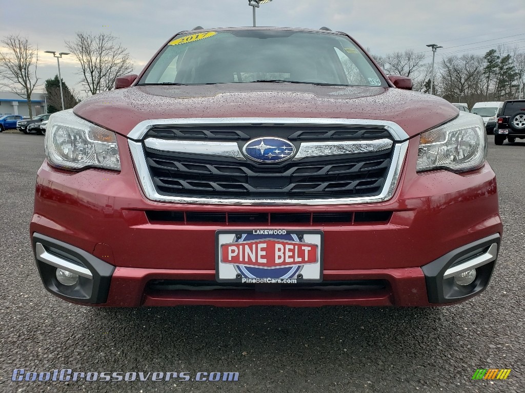 2017 Forester 2.5i Limited - Venetian Red Pearl / Gray photo #16