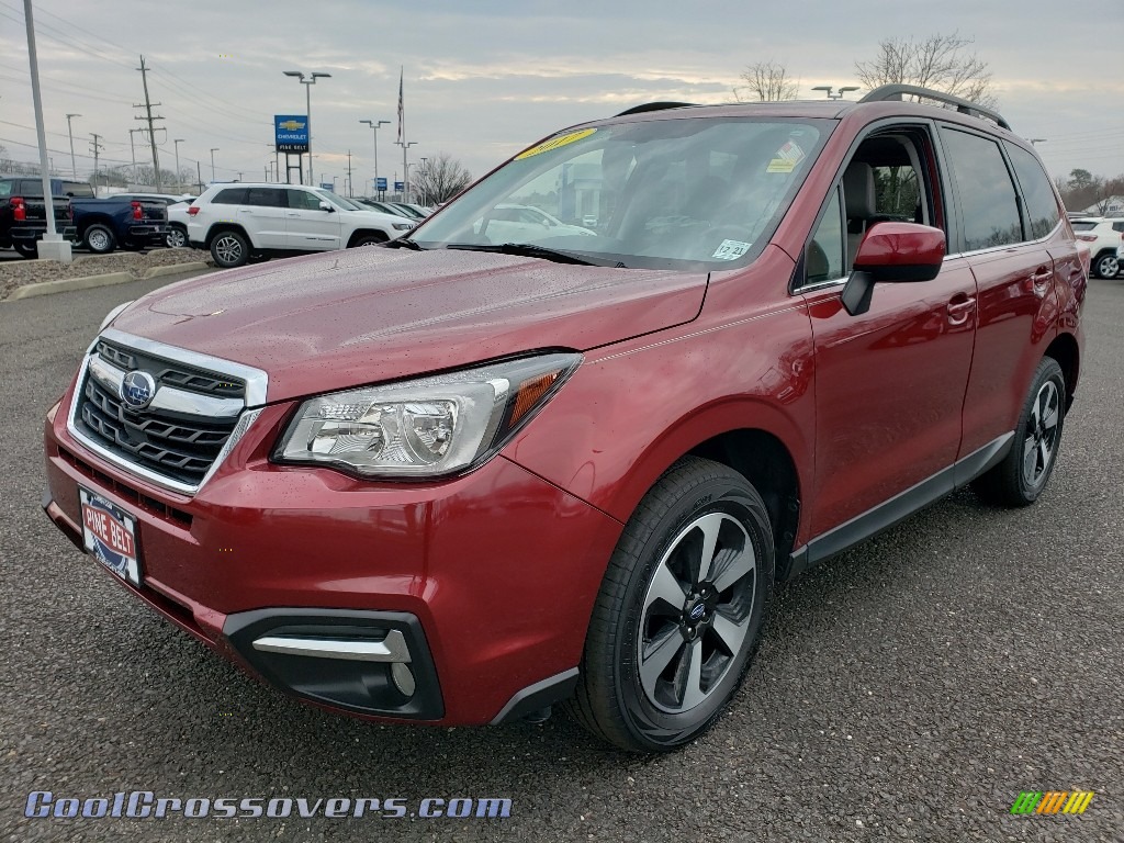 2017 Forester 2.5i Limited - Venetian Red Pearl / Gray photo #17