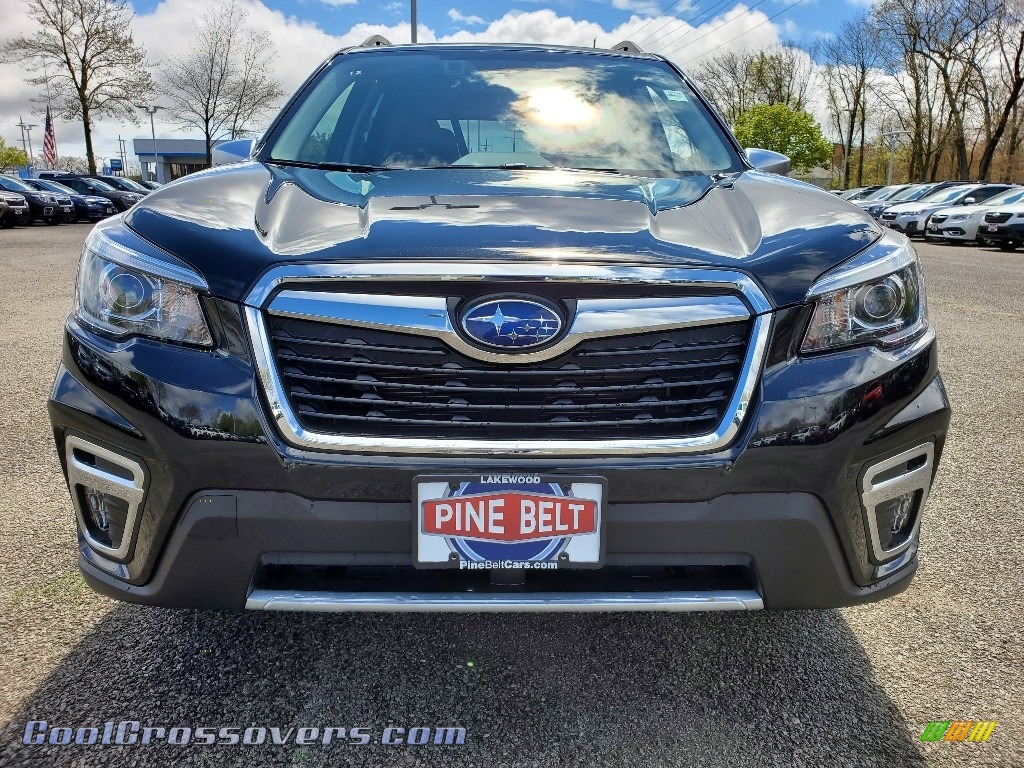 2020 Forester 2.5i Touring - Crystal Black Silica / Saddle Brown photo #3