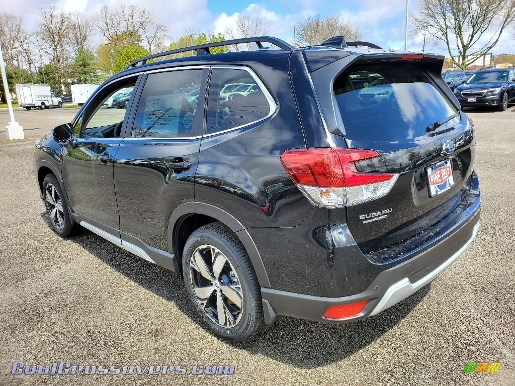 2020 Forester 2.5i Touring - Crystal Black Silica / Saddle Brown photo #6