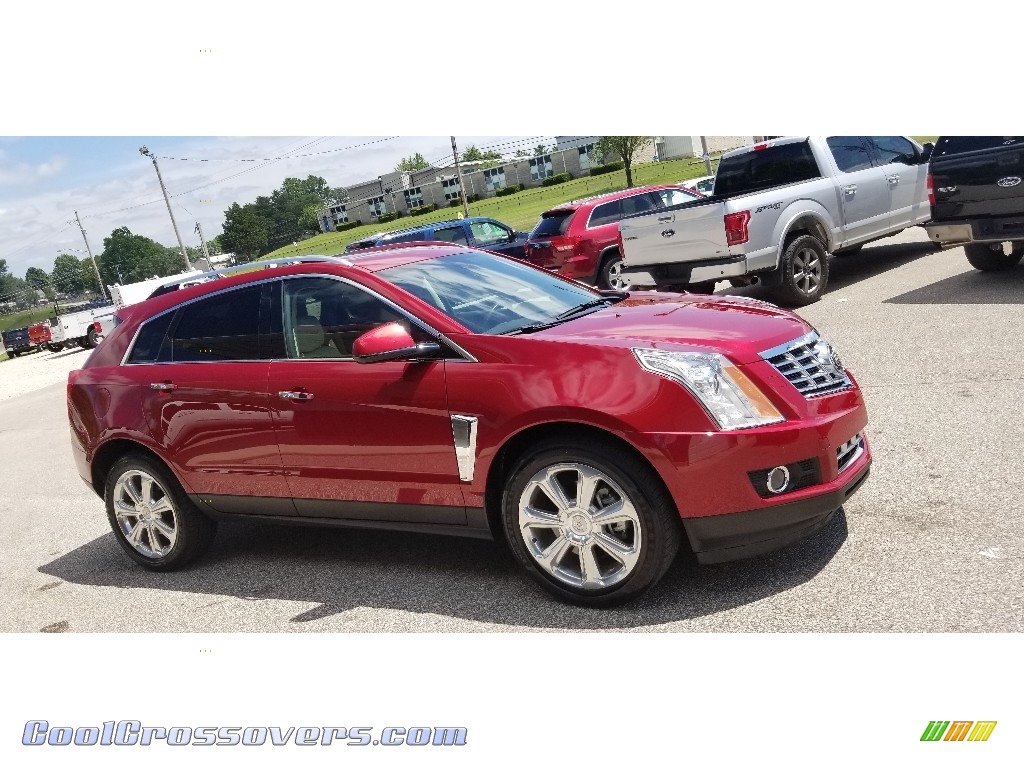 2013 SRX Performance AWD - Crystal Red Tintcoat / Shale/Brownstone photo #31