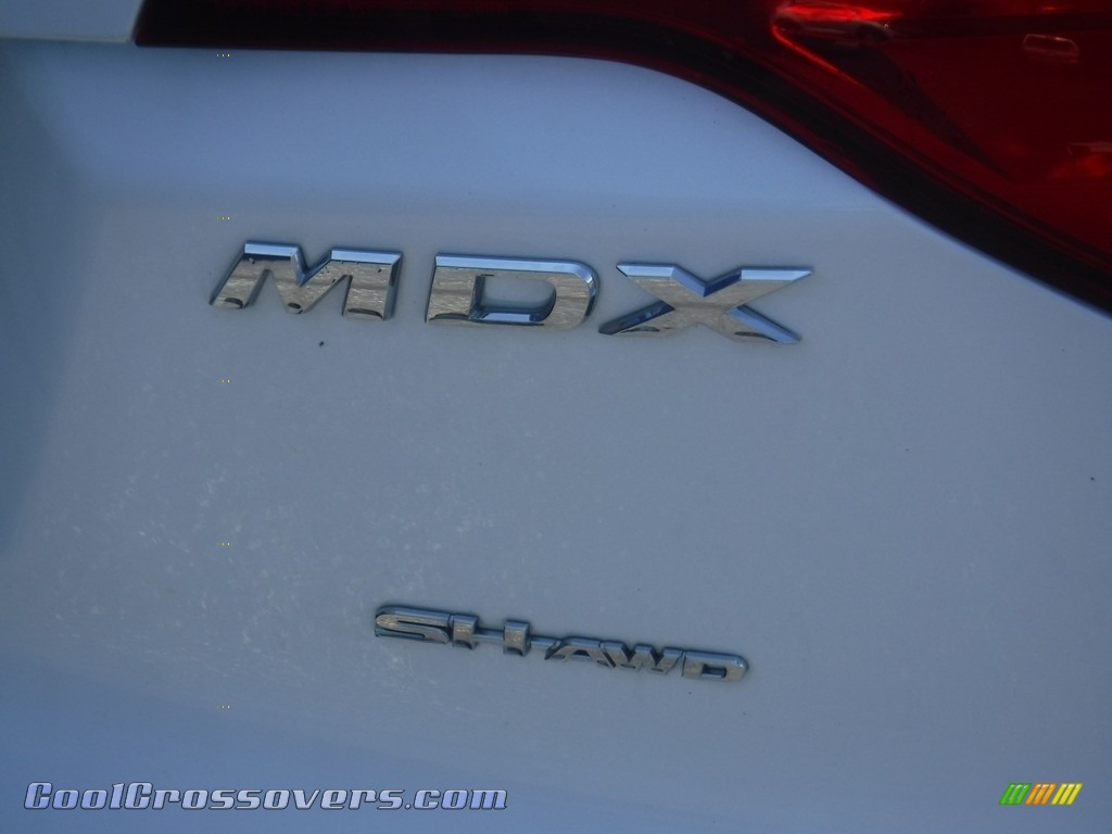 2011 MDX Advance - Aspen White Pearl / Taupe photo #10