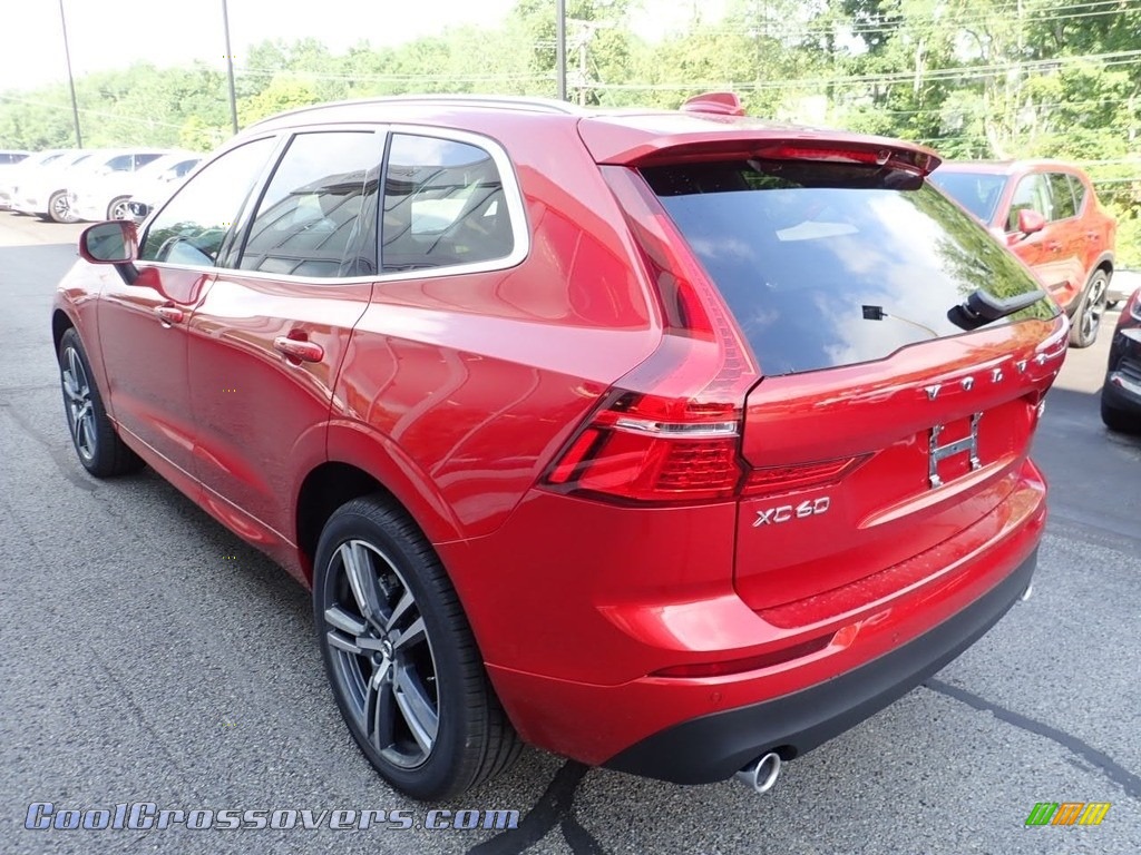 2020 XC60 T5 AWD Momentum - Fusion Red Metallic / Blonde photo #4