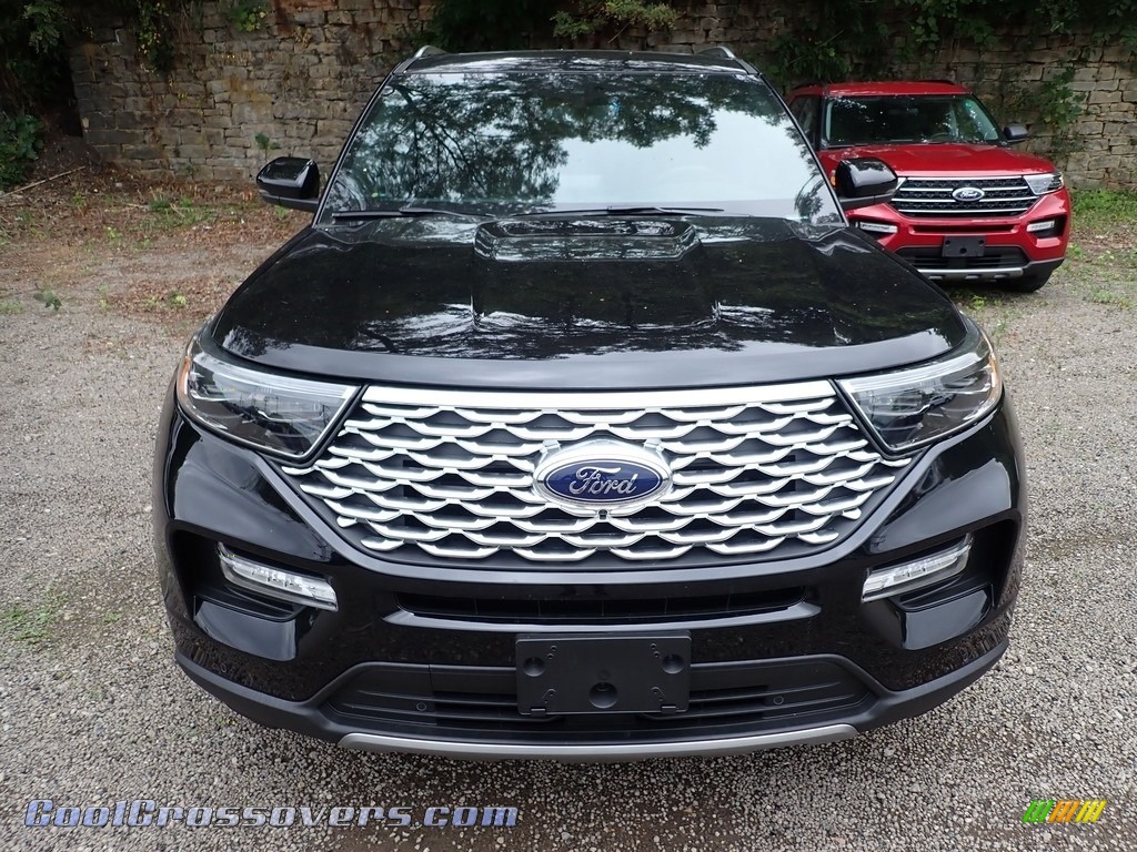2020 Explorer Platinum 4WD - Agate Black Metallic / Ebony photo #4