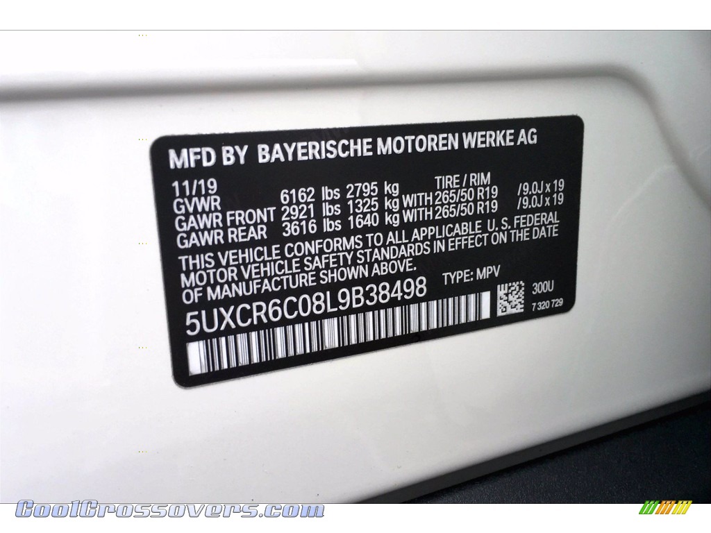 2020 X5 xDrive40i - Alpine White / Black photo #11
