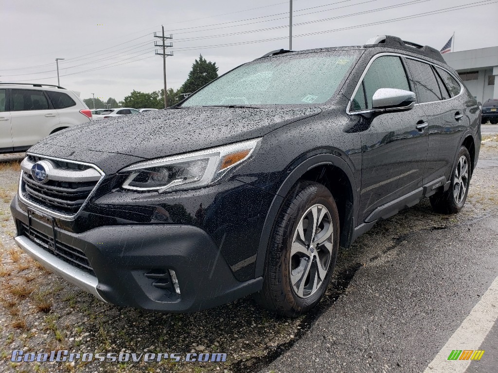 2020 Outback 2.5i Touring - Crystal Black Silica / Java Brown photo #2