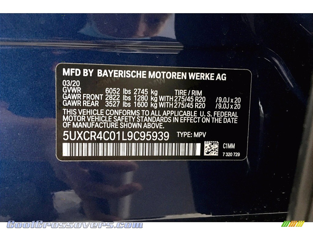 2020 X5 sDrive40i - Phytonic Blue Metallic / Canberra Beige/Black photo #18