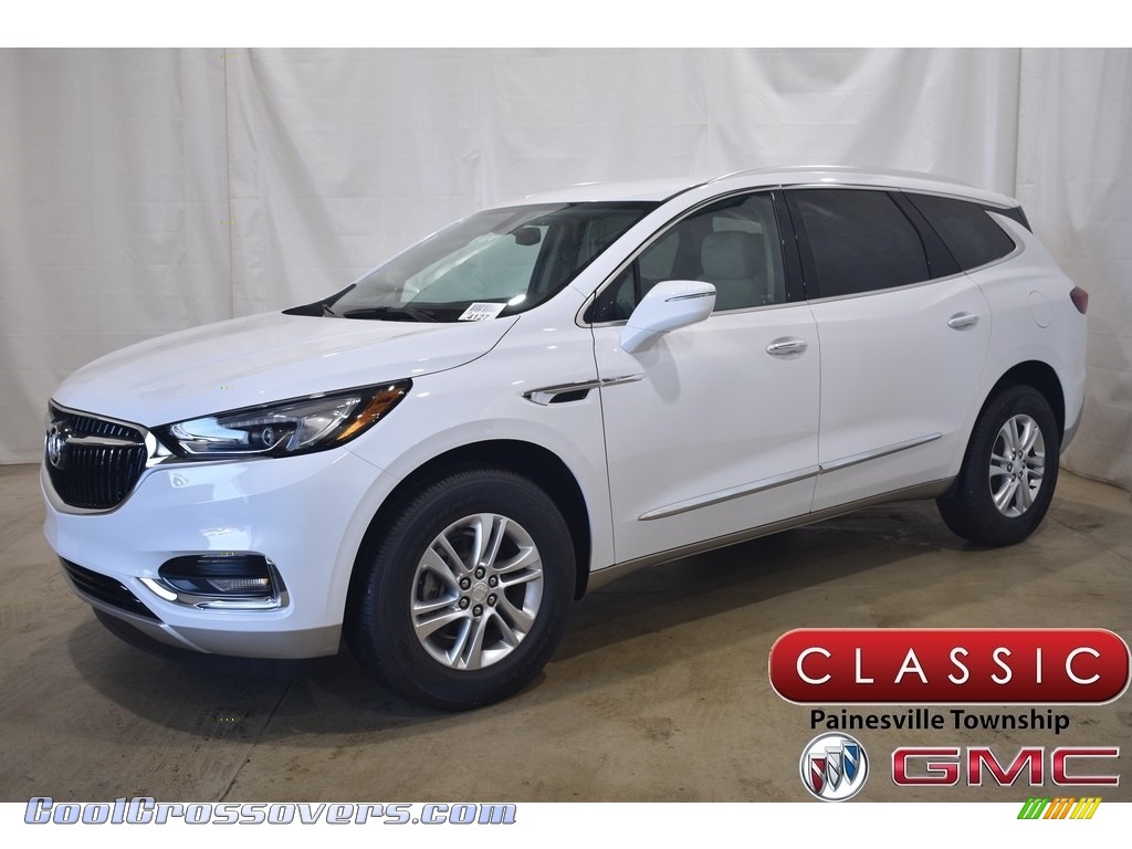 Summit White / Shale Buick Enclave Essence AWD