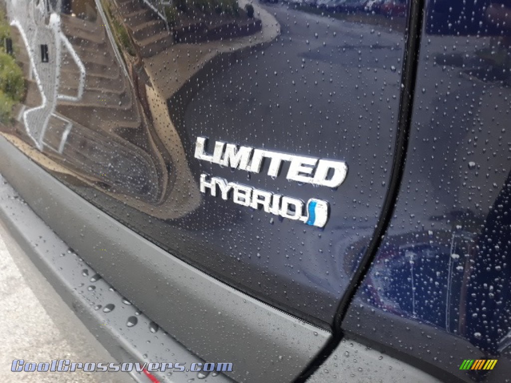 2020 RAV4 Limited AWD Hybrid - Blueprint / Black photo #38
