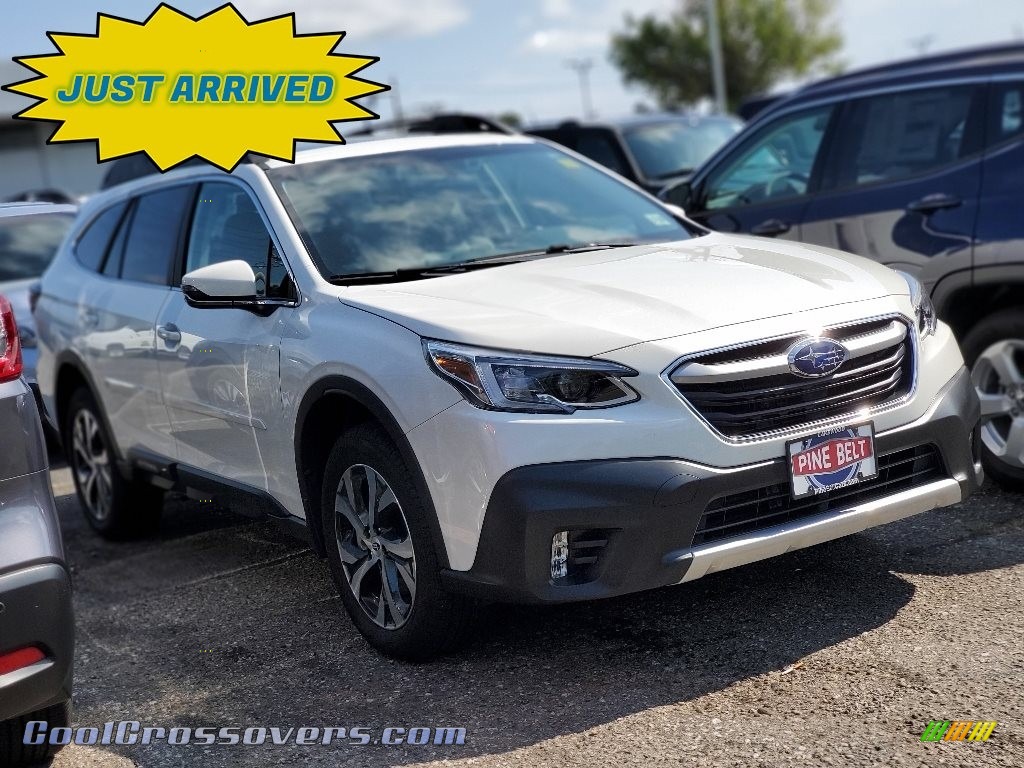 2020 Outback Limited XT - Crystal White Pearl / Slate Black photo #1