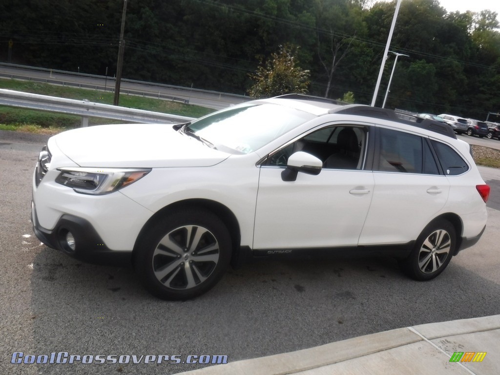 2018 Outback 2.5i Limited - Crystal White Pearl / Black photo #13