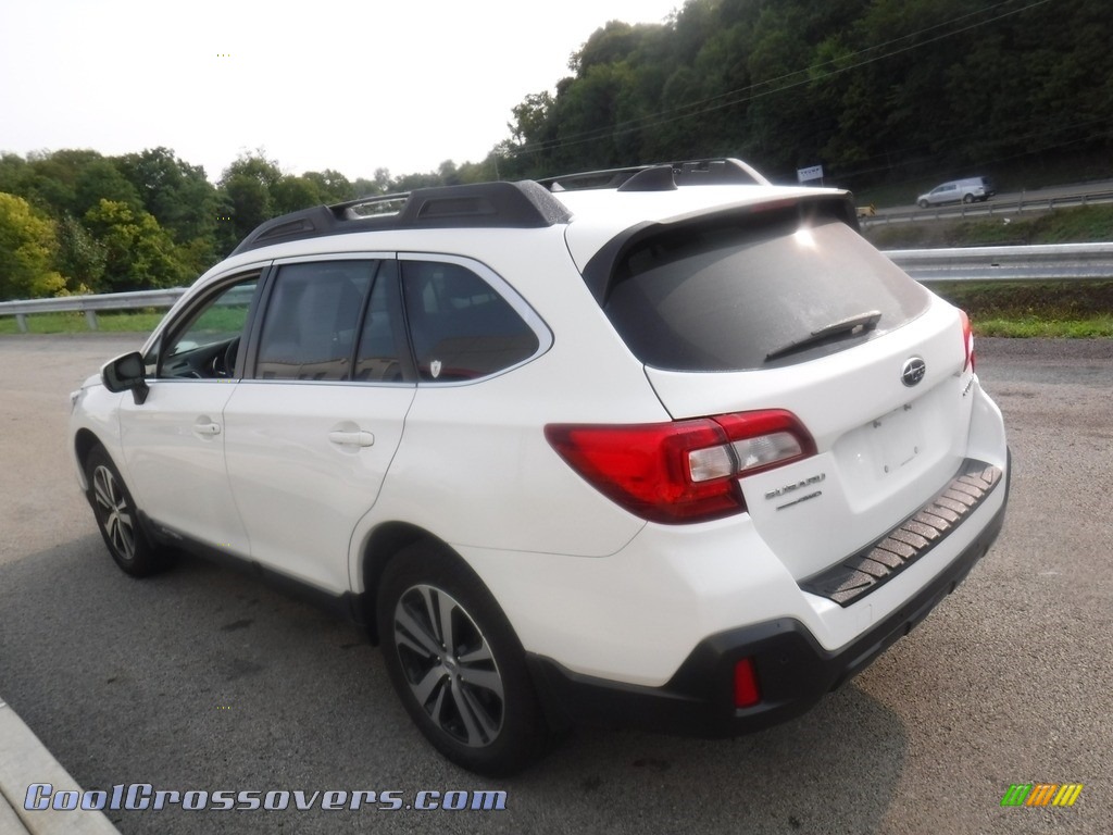 2018 Outback 2.5i Limited - Crystal White Pearl / Black photo #14