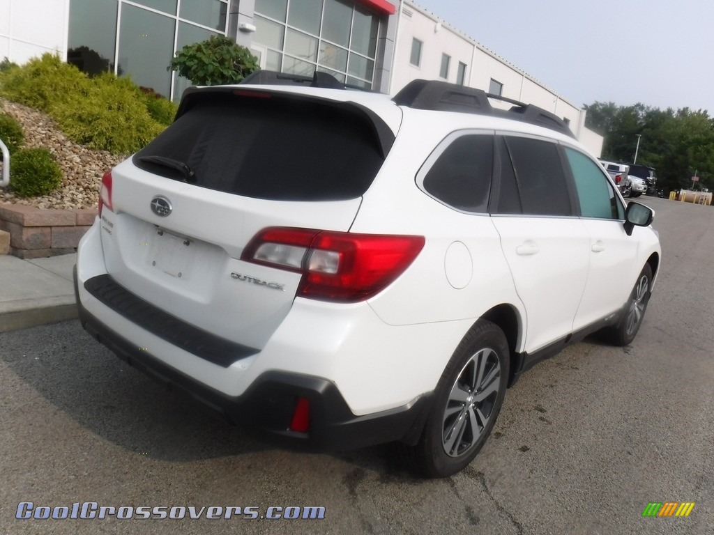 2018 Outback 2.5i Limited - Crystal White Pearl / Black photo #16