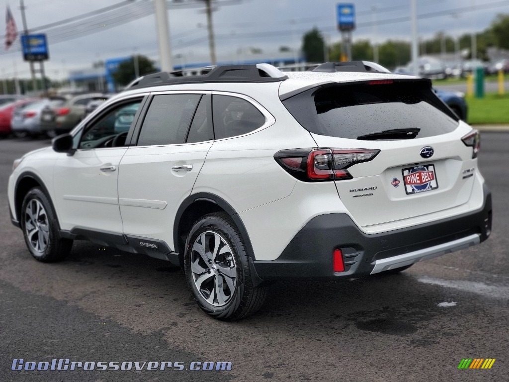 2020 Outback Touring XT - Crystal White Pearl / Java Brown photo #6