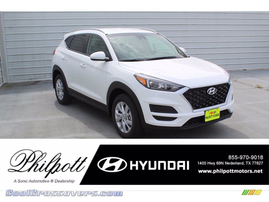 Winter White / Gray Hyundai Tucson Value