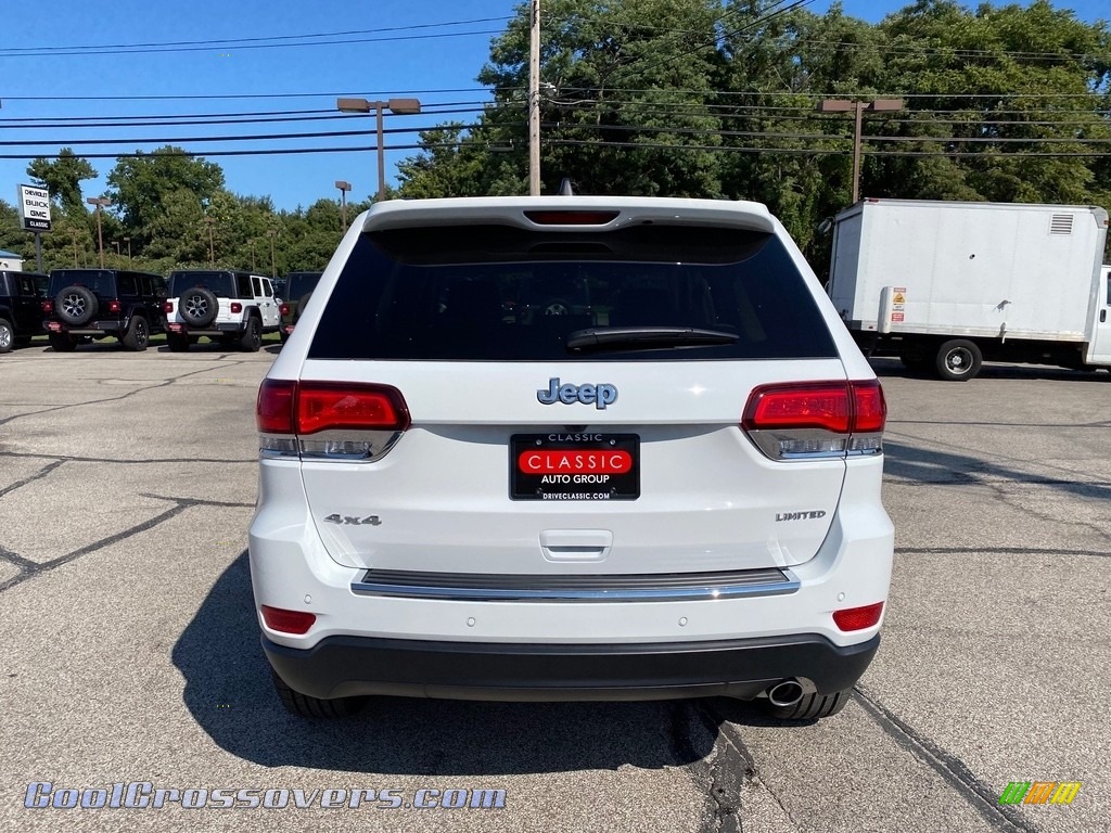 2020 Grand Cherokee Limited 4x4 - Bright White / Light Frost Beige/Black photo #10
