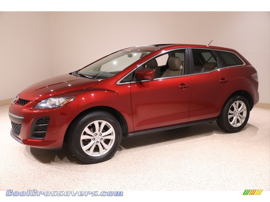 2010 CX-7 s Touring AWD - Copper Red / Sand photo #3