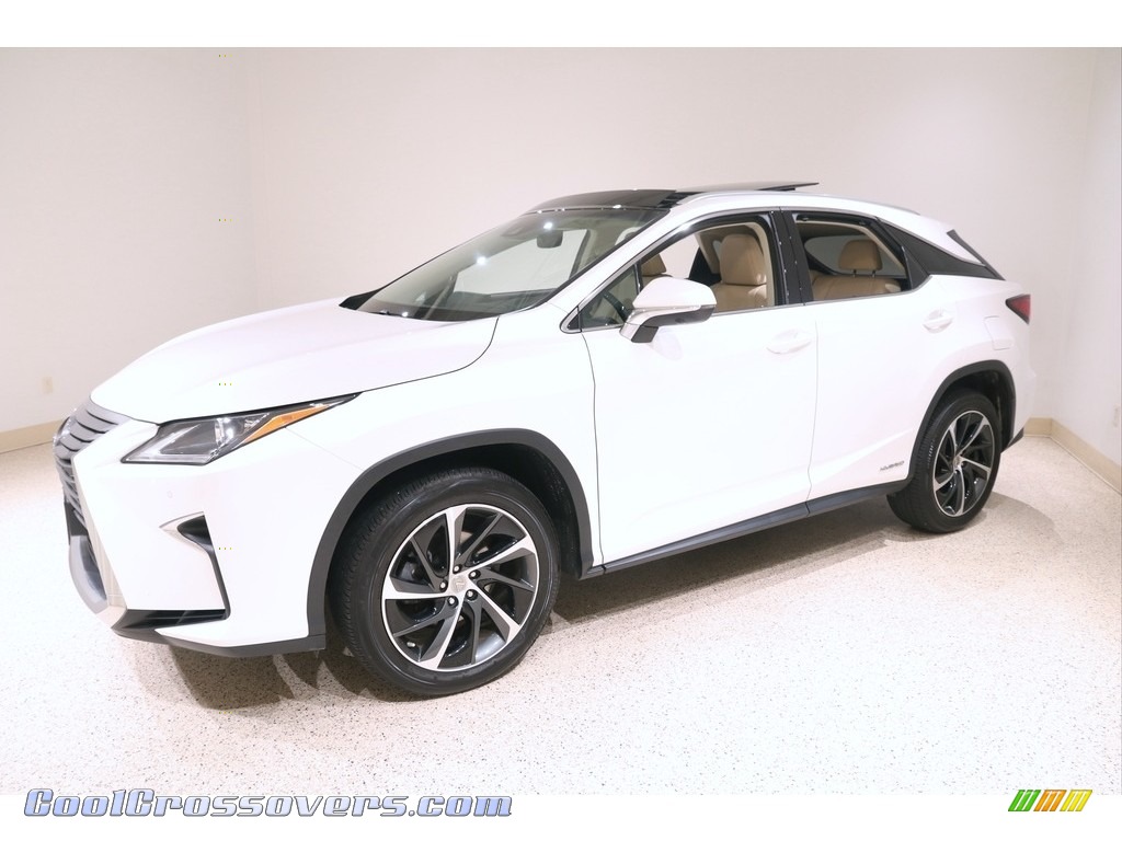 2017 RX 450h AWD - Eminent White Pearl / Parchment photo #3