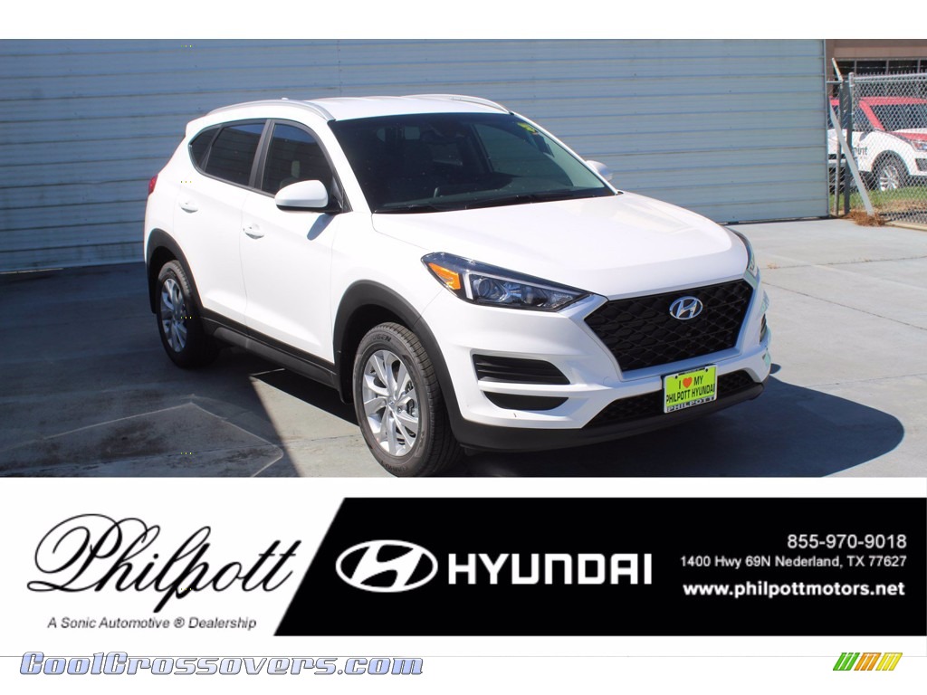 Winter White / Gray Hyundai Tucson Value