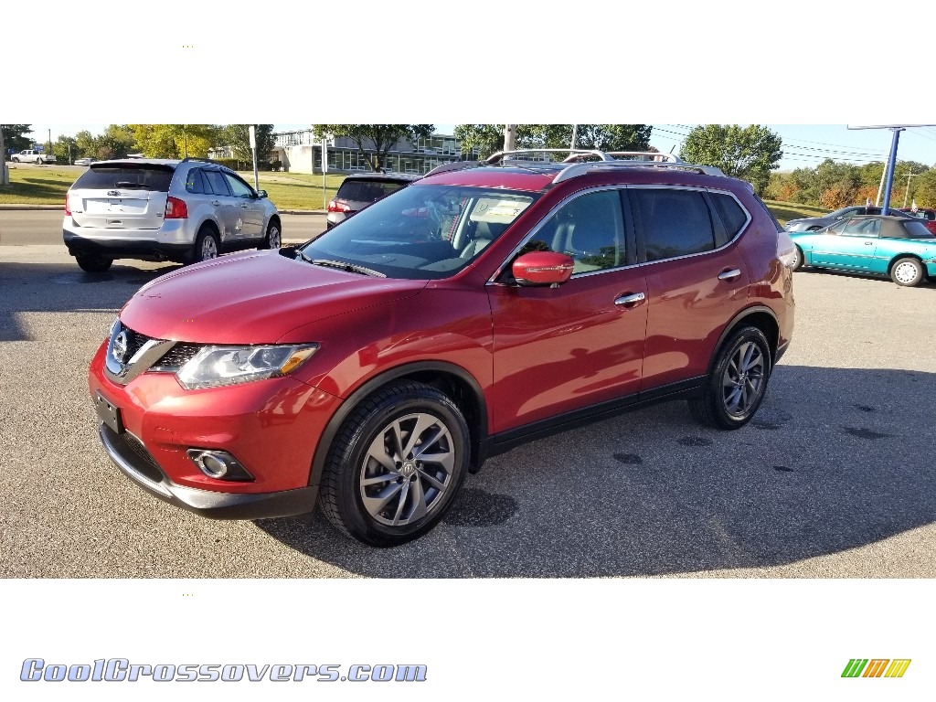 Cayenne Red / Charcoal Nissan Rogue SL