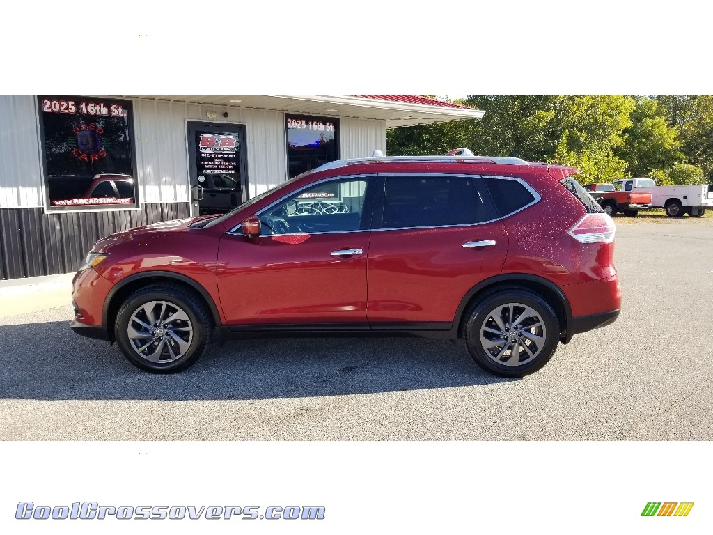 2016 Rogue SL - Cayenne Red / Charcoal photo #6