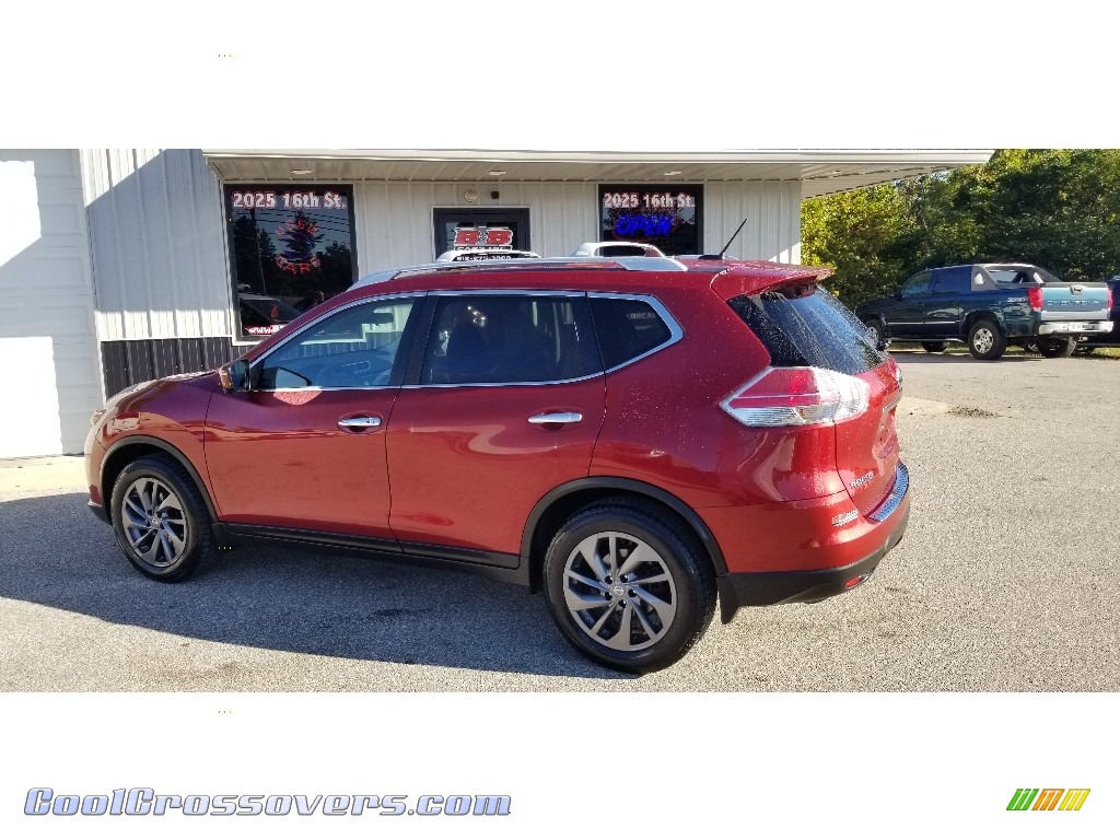 2016 Rogue SL - Cayenne Red / Charcoal photo #7