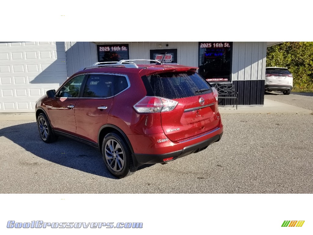2016 Rogue SL - Cayenne Red / Charcoal photo #8