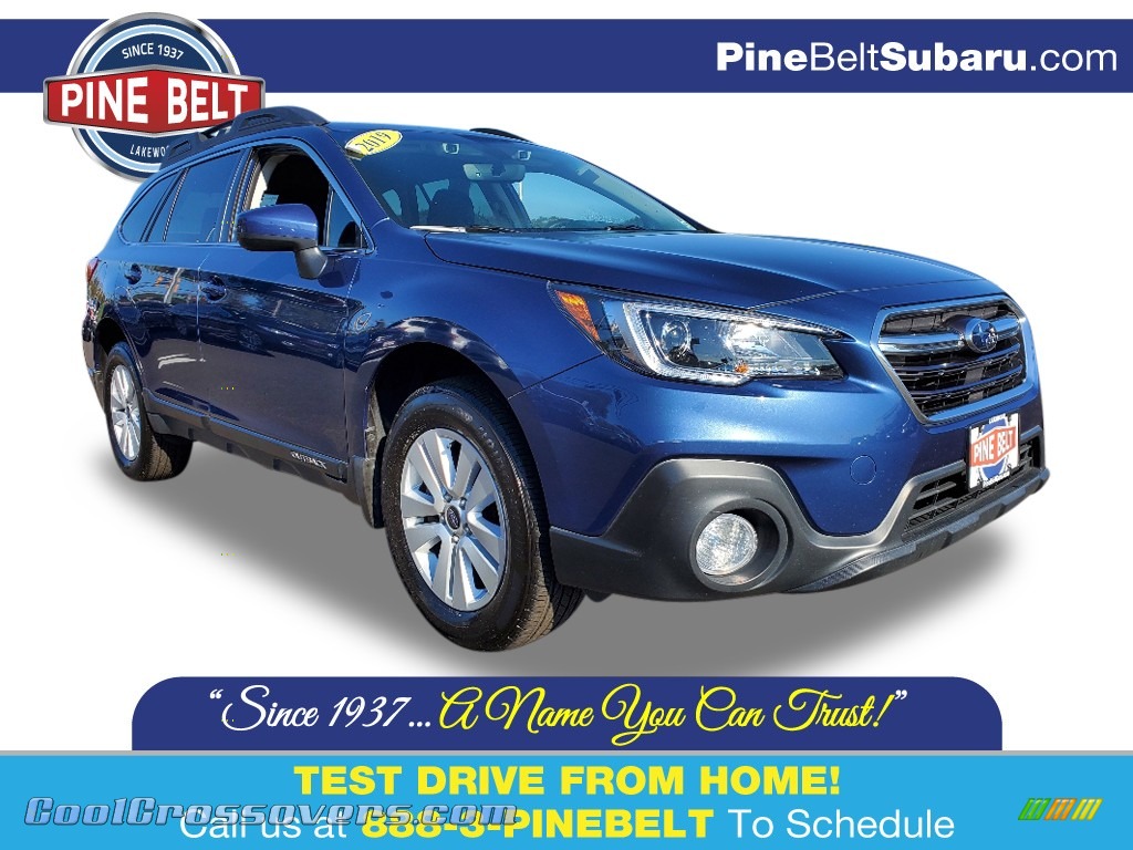 Abyss Blue Pearl / Slate Black Subaru Outback 2.5i Premium