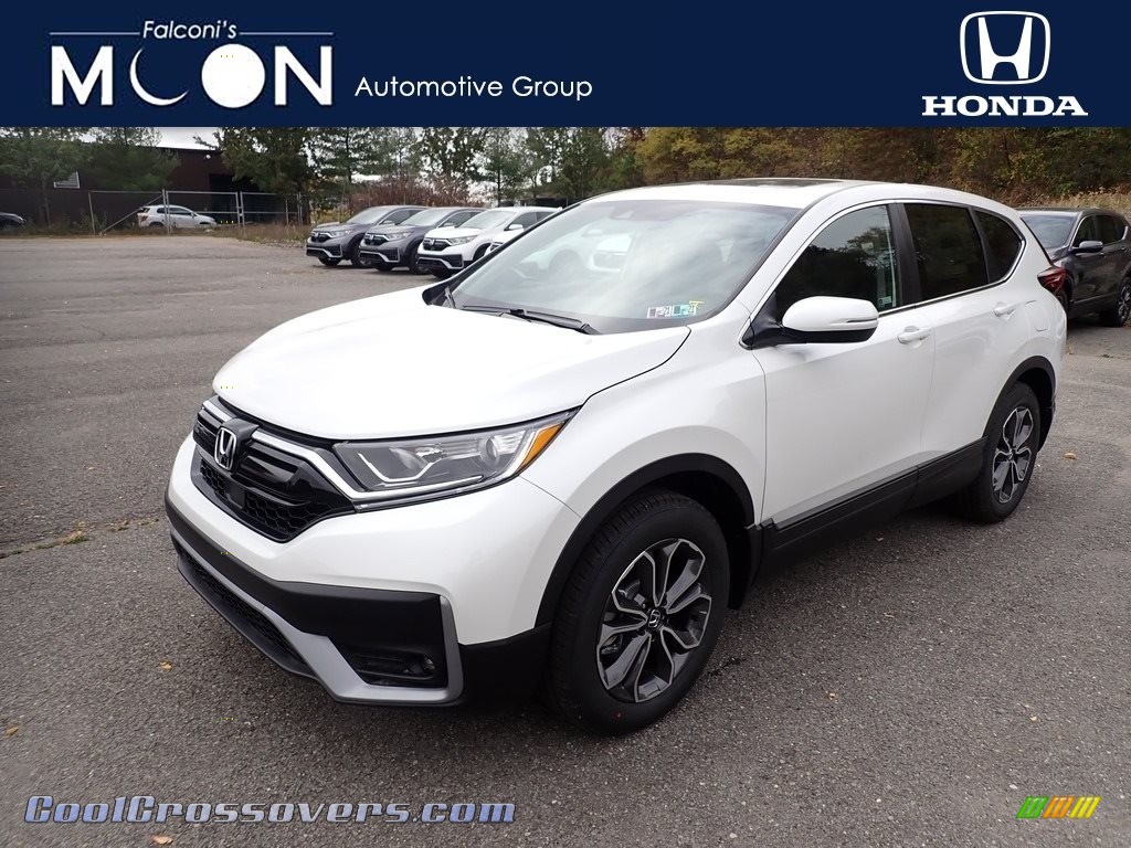 2020 CR-V EX-L AWD - Platinum White Pearl / Black photo #1 2020 CR-V EX-L AWD - Platinum White Pearl / Black photo #1