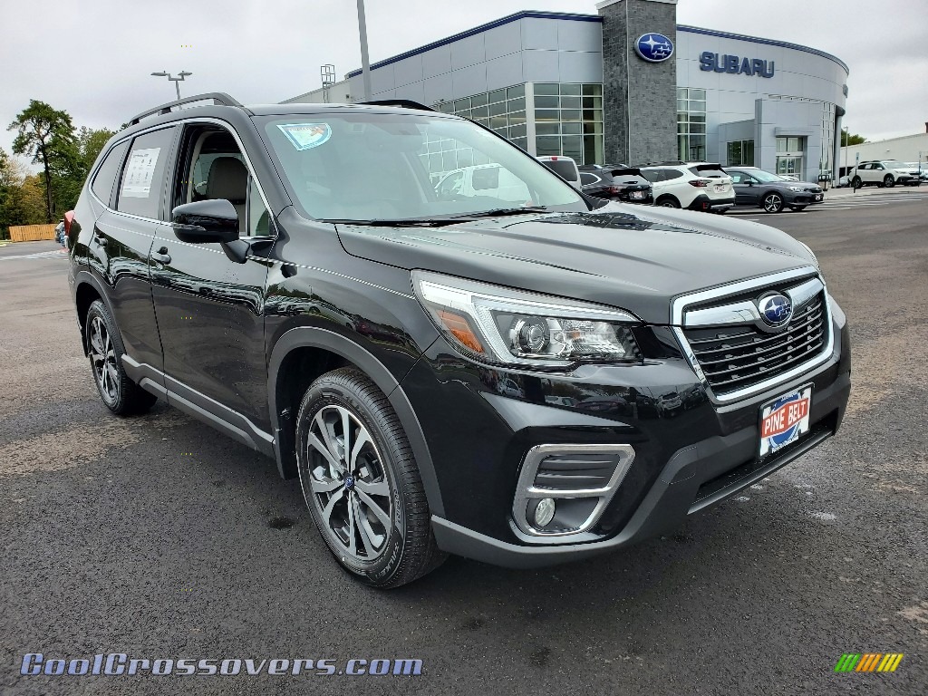 2020 Forester 2.5i Limited - Crystal Black Silica / Gray photo #1
