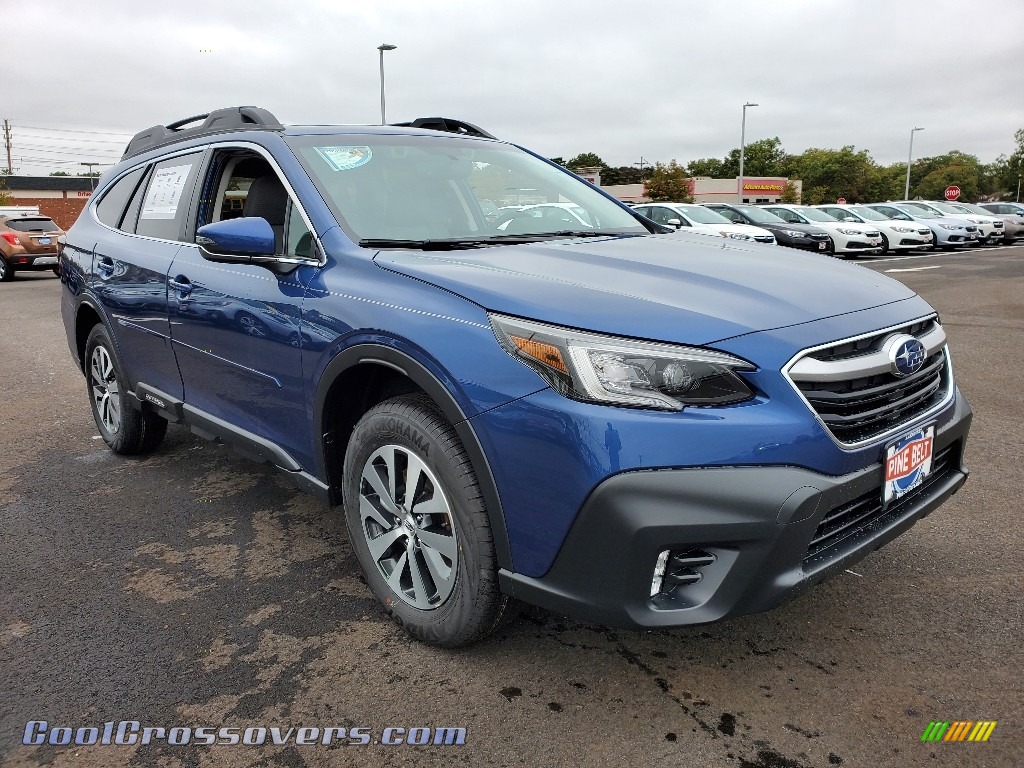 2021 Outback 2.5i Premium - Abyss Blue Pearl / Gray photo #1