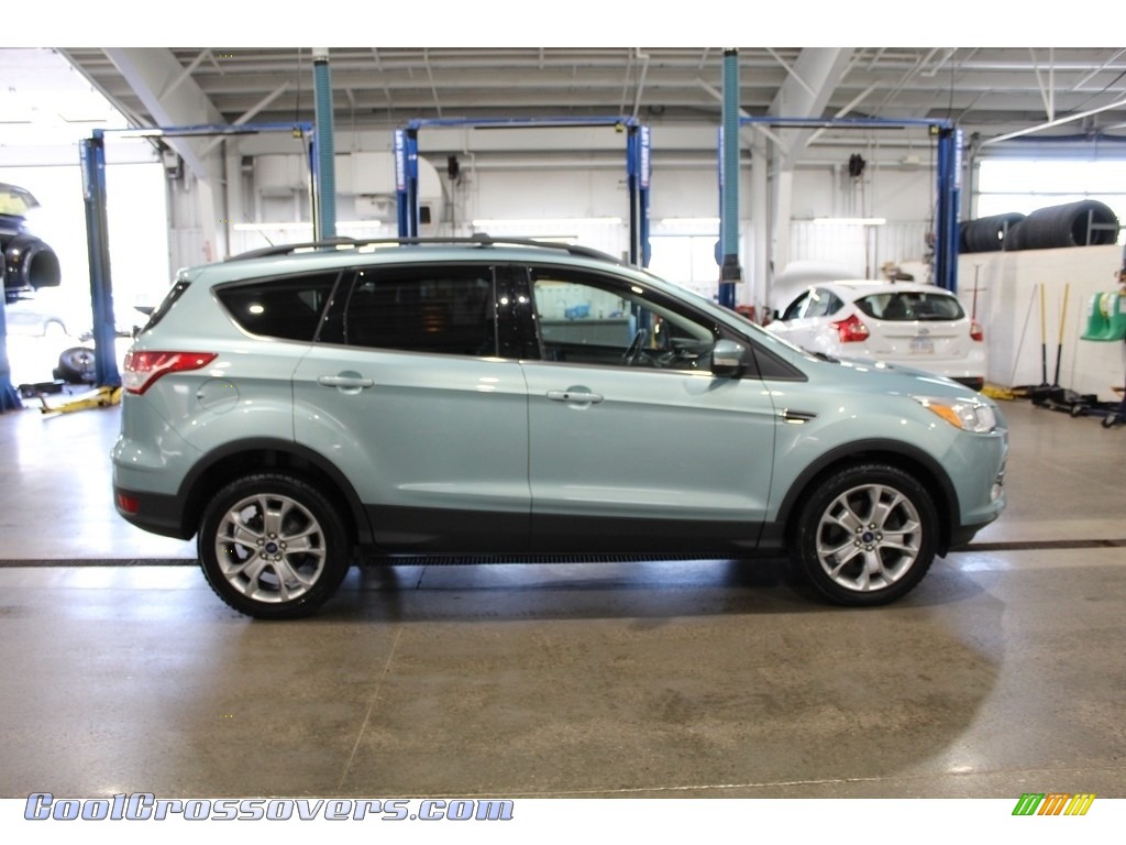 2013 Escape SEL 2.0L EcoBoost 4WD - Frosted Glass Metallic / Charcoal Black photo #4