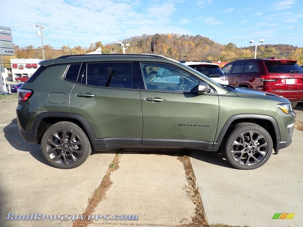 2021 Compass 80th Special Edition 4x4 - Olive Green Pearl / Black photo #5