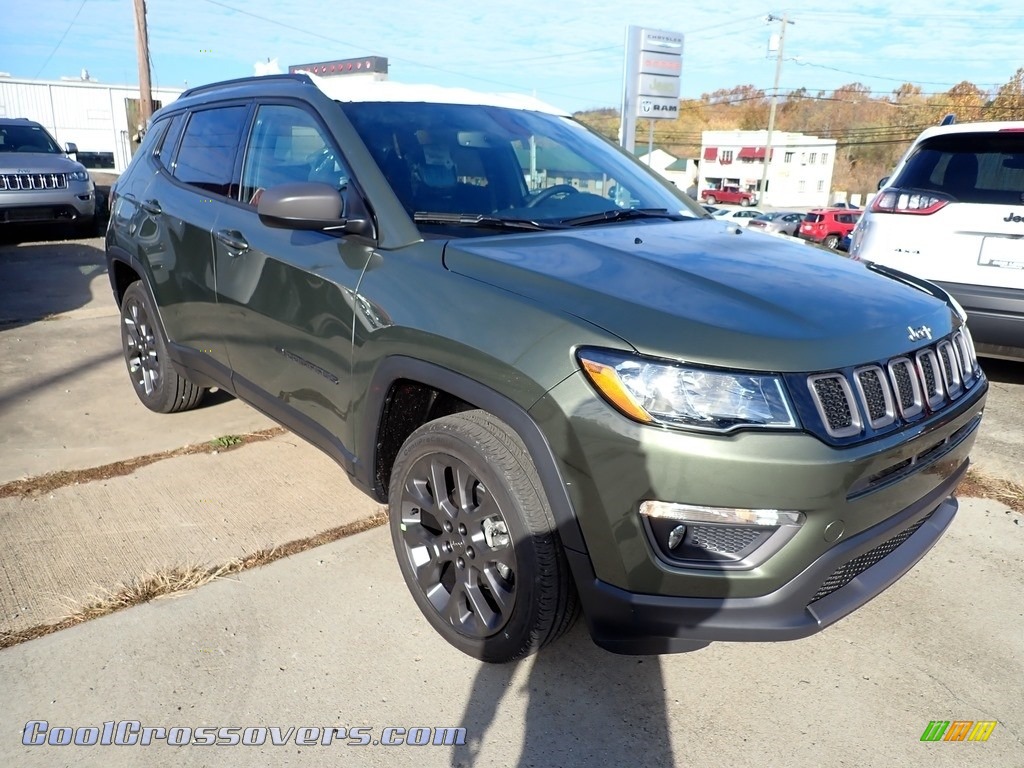 2021 Compass 80th Special Edition 4x4 - Olive Green Pearl / Black photo #6