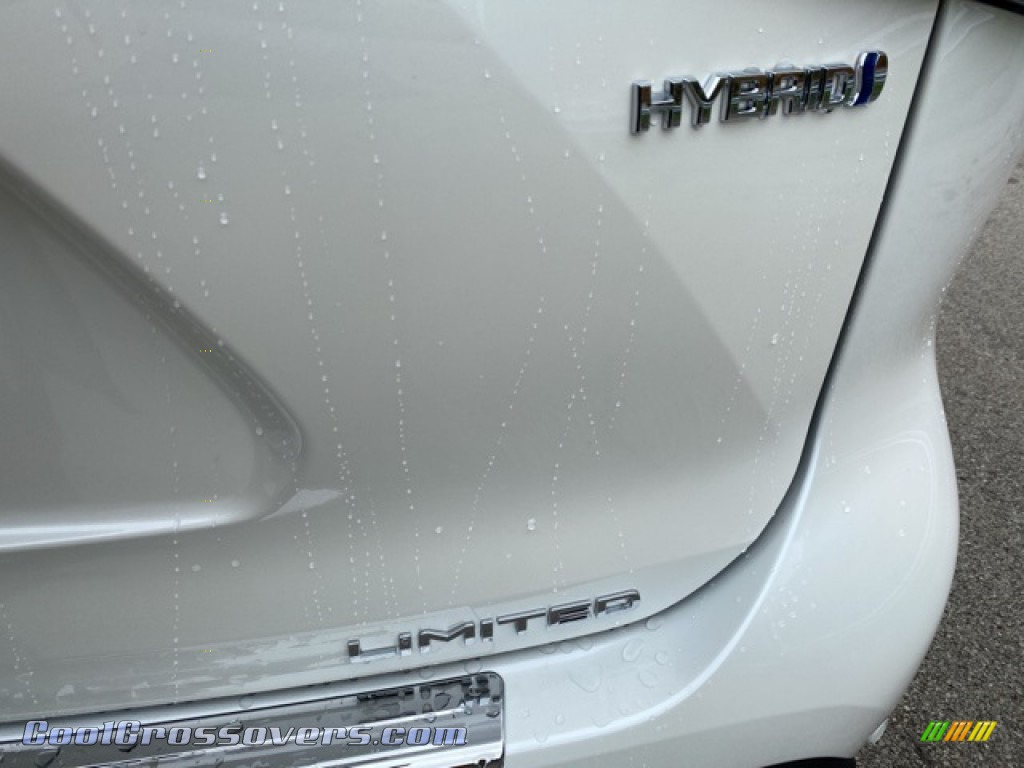 2021 Highlander Hybrid Limited AWD - Blizzard White Pearl / Graphite photo #26