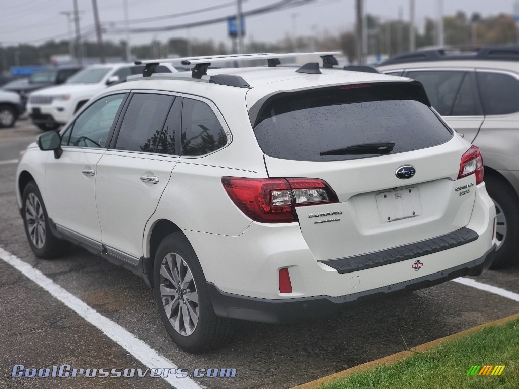 2017 Outback 2.5i Touring - Crystal White Pearl / Java Brown photo #4