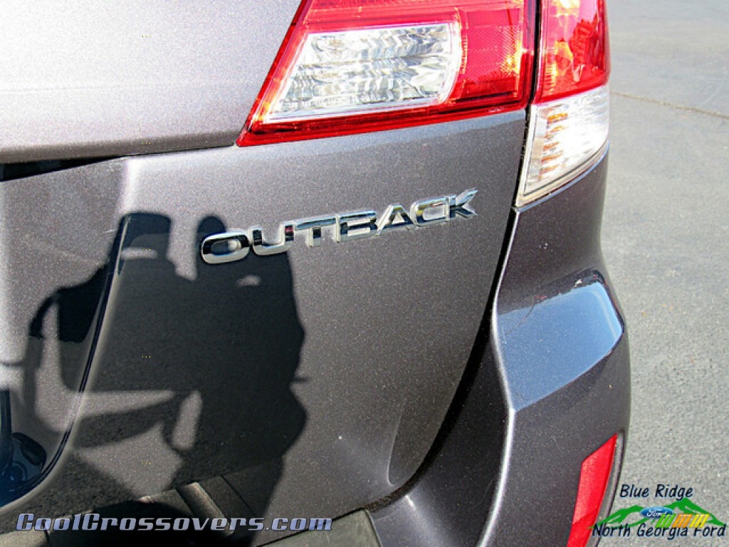 2014 Outback 2.5i Premium - Carbide Gray Metallic / Black photo #30