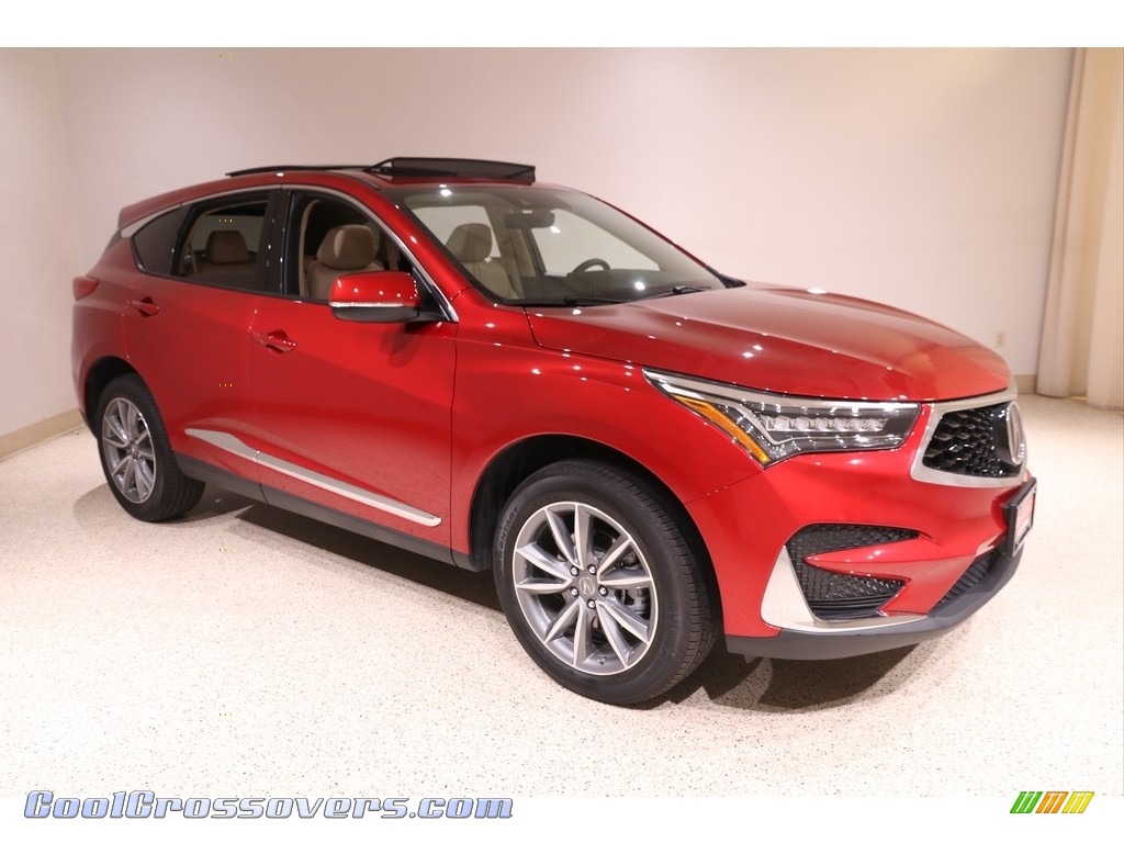2020 RDX Technology AWD - Performance Red Pearl / Parchment photo #1