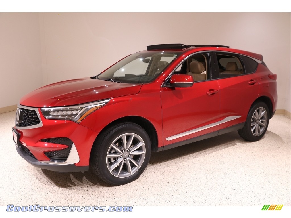 2020 RDX Technology AWD - Performance Red Pearl / Parchment photo #3