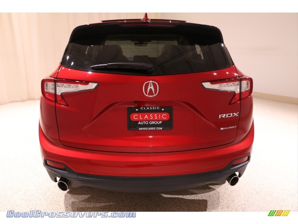 2020 RDX Technology AWD - Performance Red Pearl / Parchment photo #34