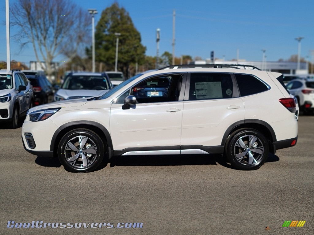 2021 Forester 2.5i Touring - Crystal White Pearl / Black photo #4